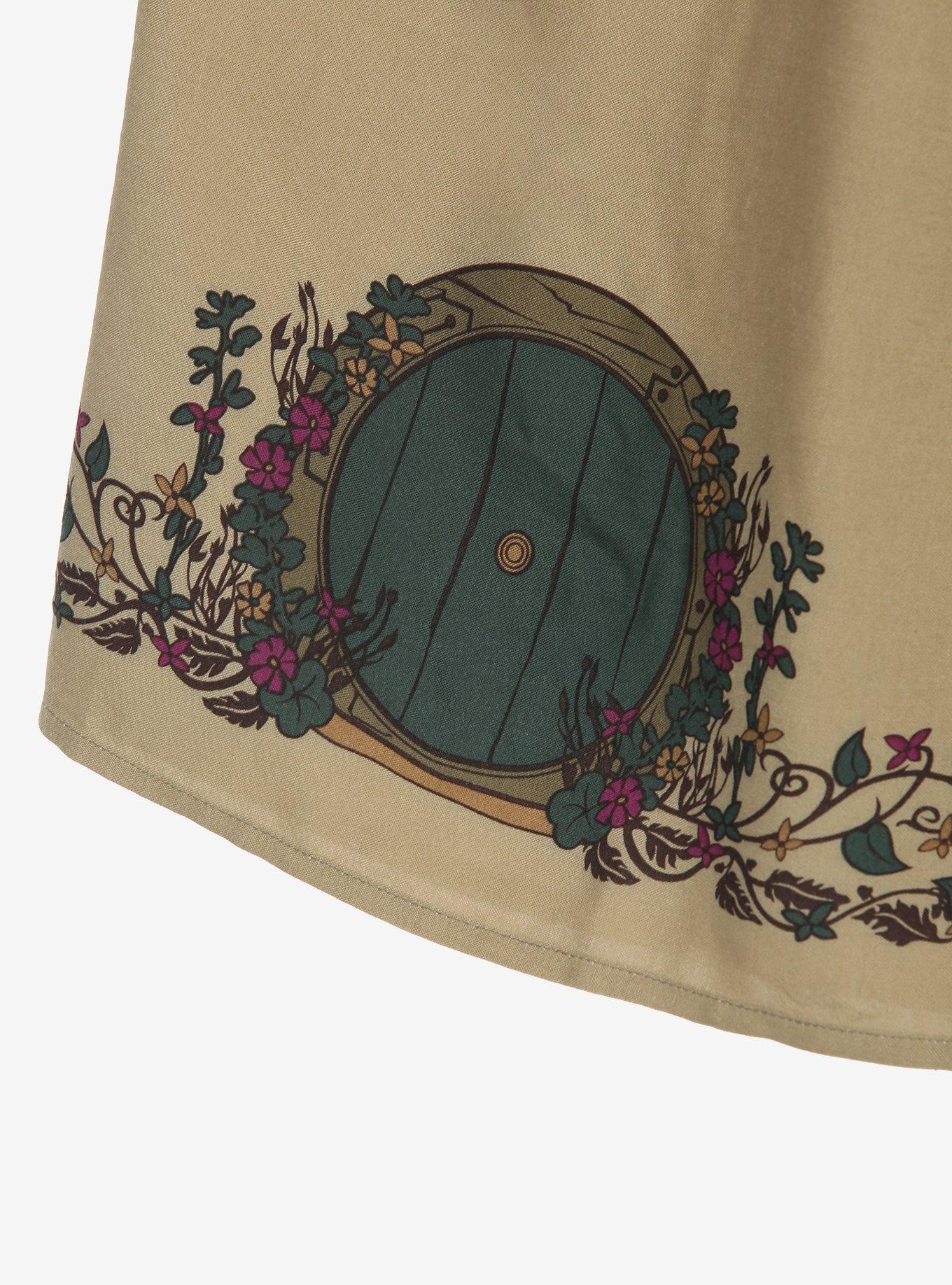 The Lord Of The Rings Hobbit Cold Shoulder Dress Plus Size, MULTI, alternate