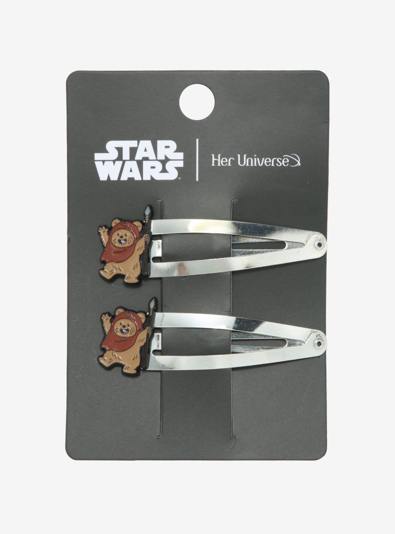 Her Universe Star Wars Ewok Charm Hair Clip Set, , alternate