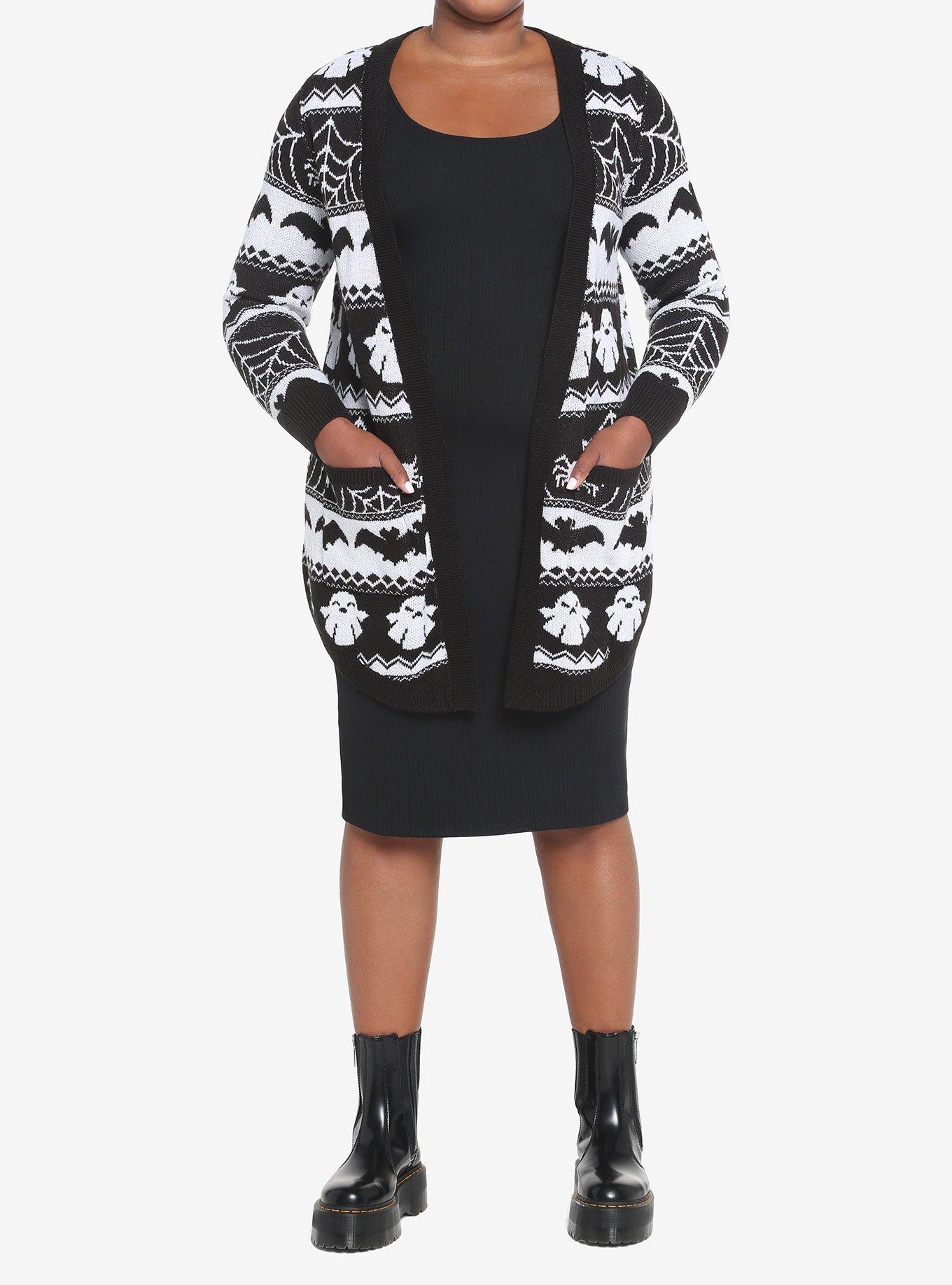 Ghost Fair Isle Open Cardigan Plus Size, MULTI, alternate
