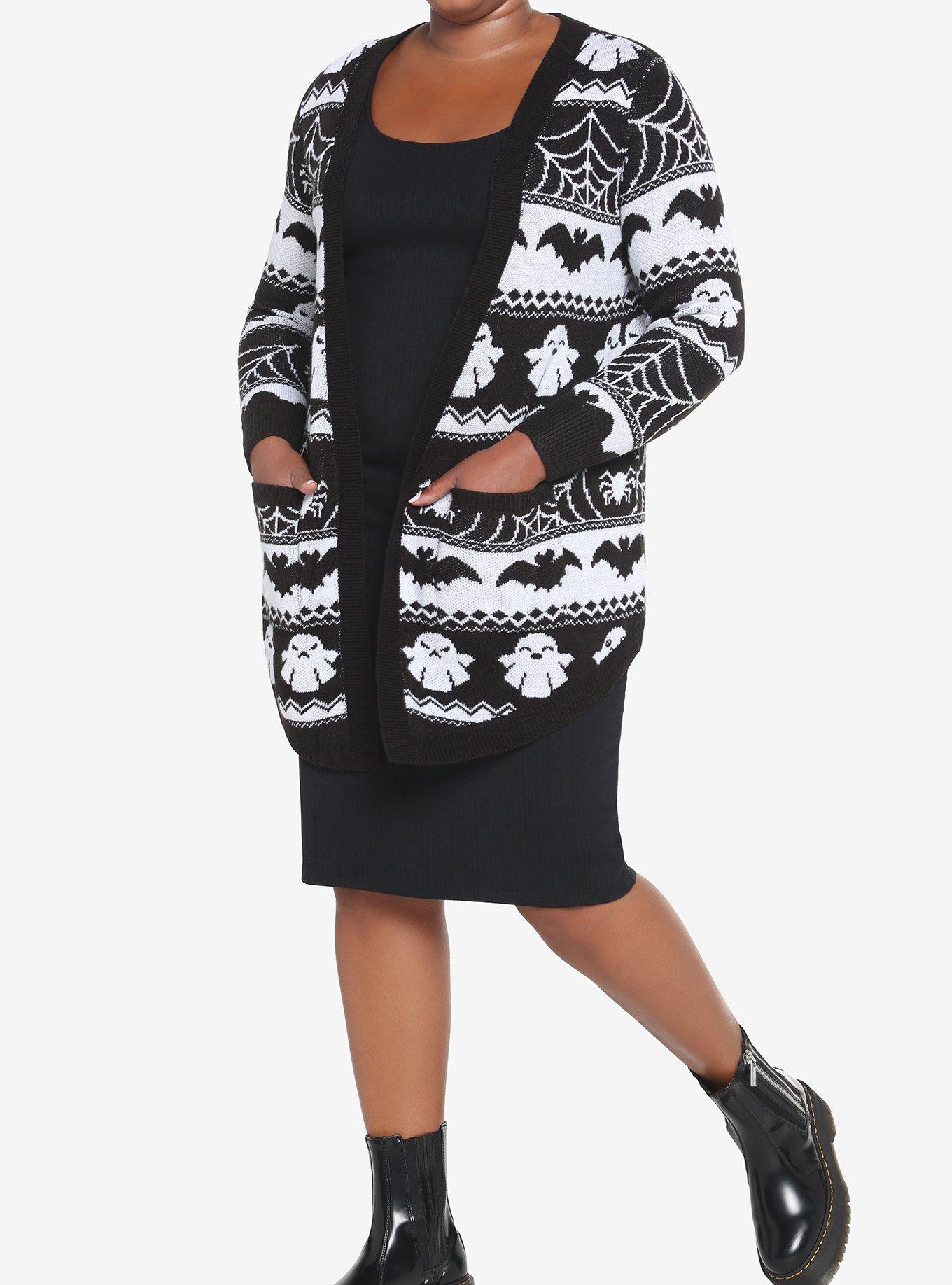 Ghost Fair Isle Open Cardigan Plus Size, MULTI, alternate