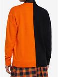 Orange & Black Pumpkin Split Cardigan, MULTI, alternate