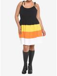 Candy Corn Tiered Dress Plus Size, MULTI, alternate