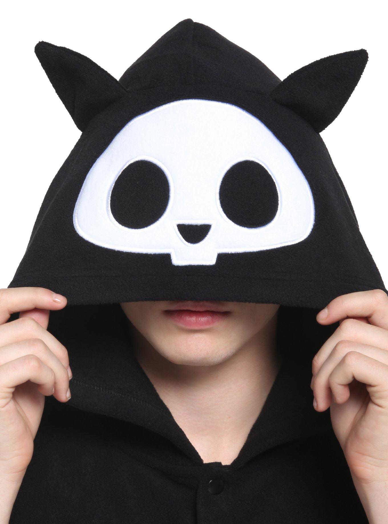 Skelanimals Kit The Cat Short Kigurumi, , alternate