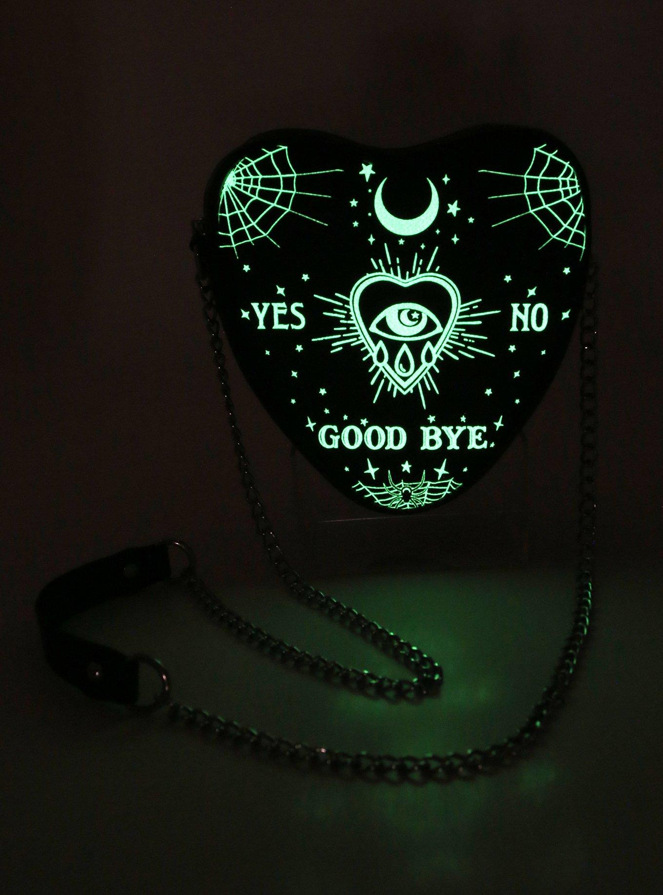 Planchette Glow-In-The-Dark Figural Crossbody Bag, , alternate