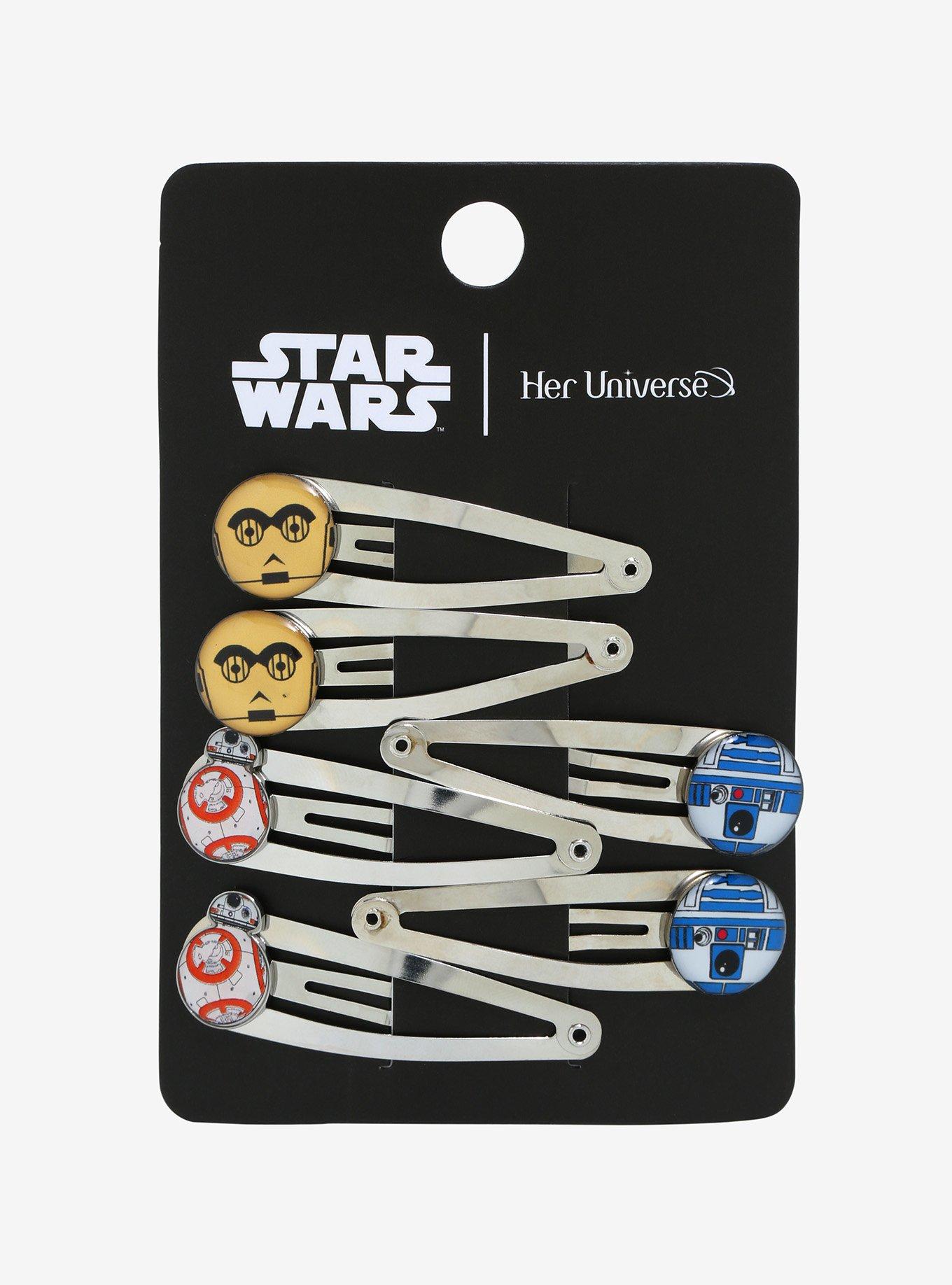 Her Universe Star Wars Droids Hair Clip Set, , alternate