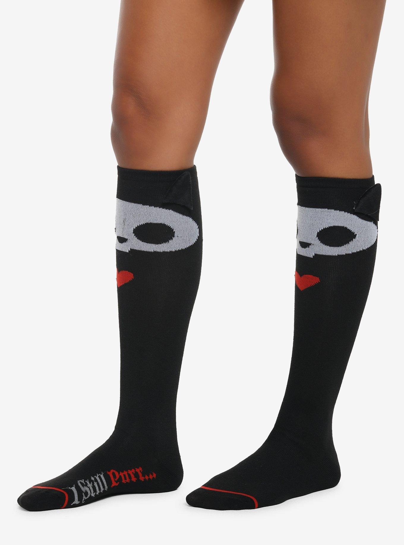 Skelanimals Kit 3D Ears Knee-High Socks, , alternate