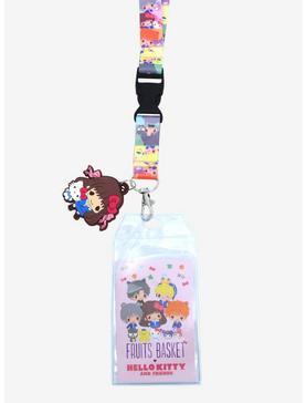 Fruits Basket x Hello Kitty and Friends Allover Print Lanyard - BoxLunch Exclusive, , hi-res