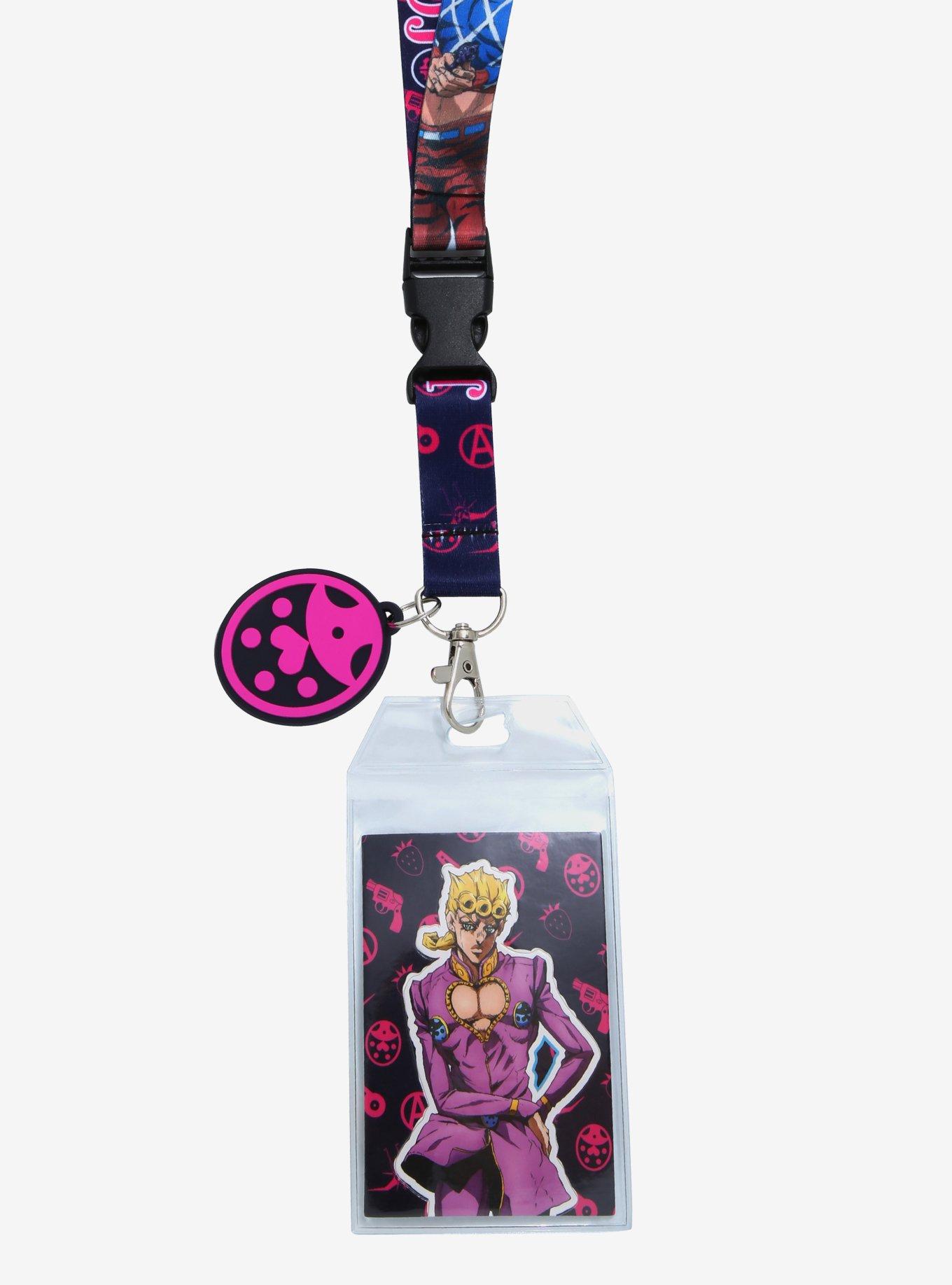 JoJo's Bizarre Adventure Giorno Giovanna & Gang Lanyard - BoxLunch Exclusive, , alternate