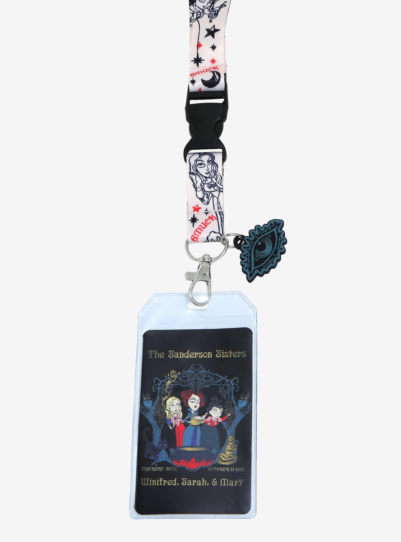 Disney Hocus Pocus Sanderson Sisters Cartoon Lanyard - BoxLunch Exclusive, , alternate