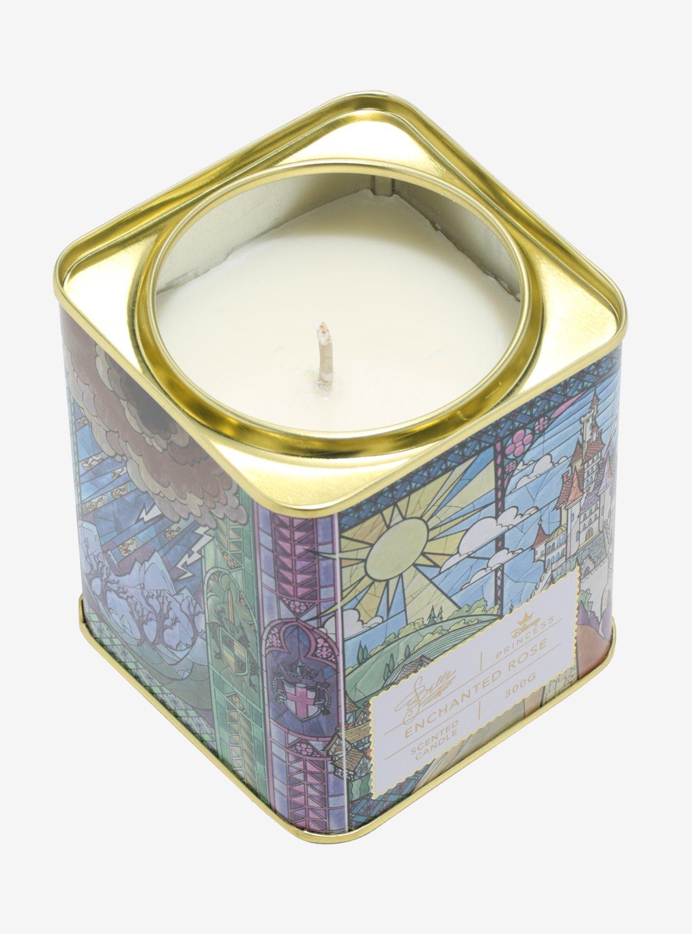 Disney Beauty And The Beast Belle Enchanted Rose Scented Candle, , alternate