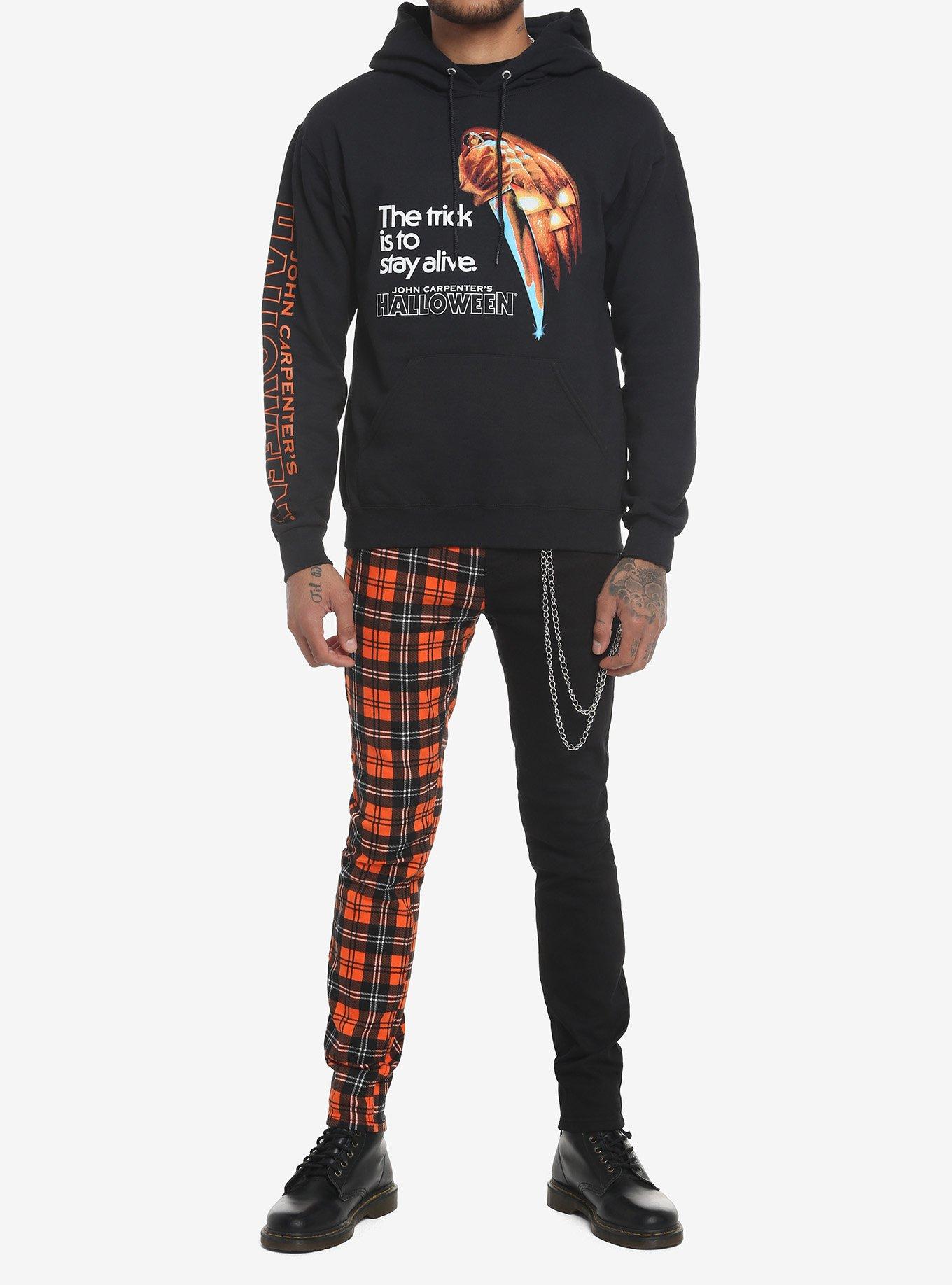 Halloween Michael Myers Stay Alive Hoodie, BLACK, alternate