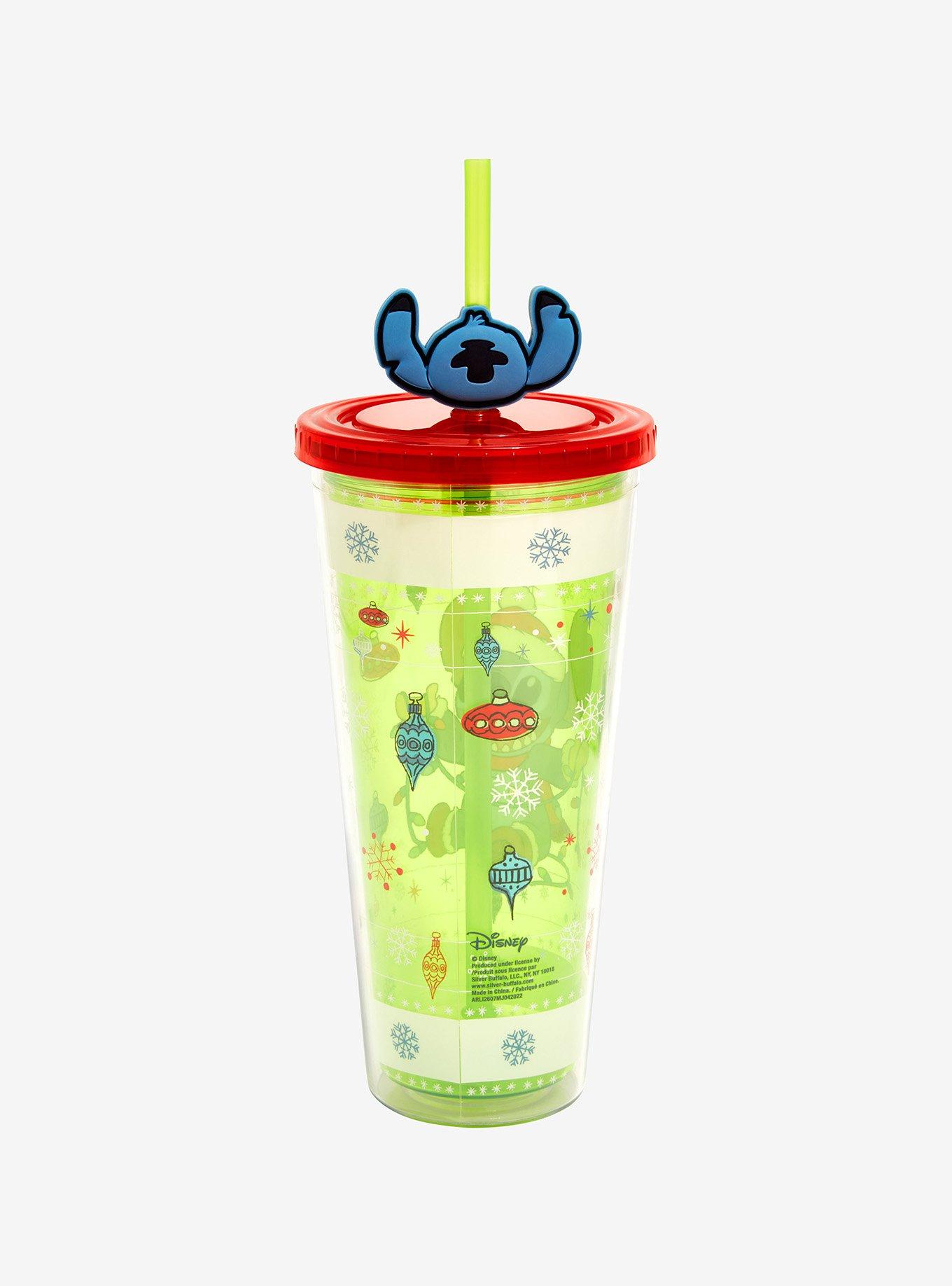 Disney Lilo & Stitch Holiday Sweater Acrylic Travel Cup, , alternate