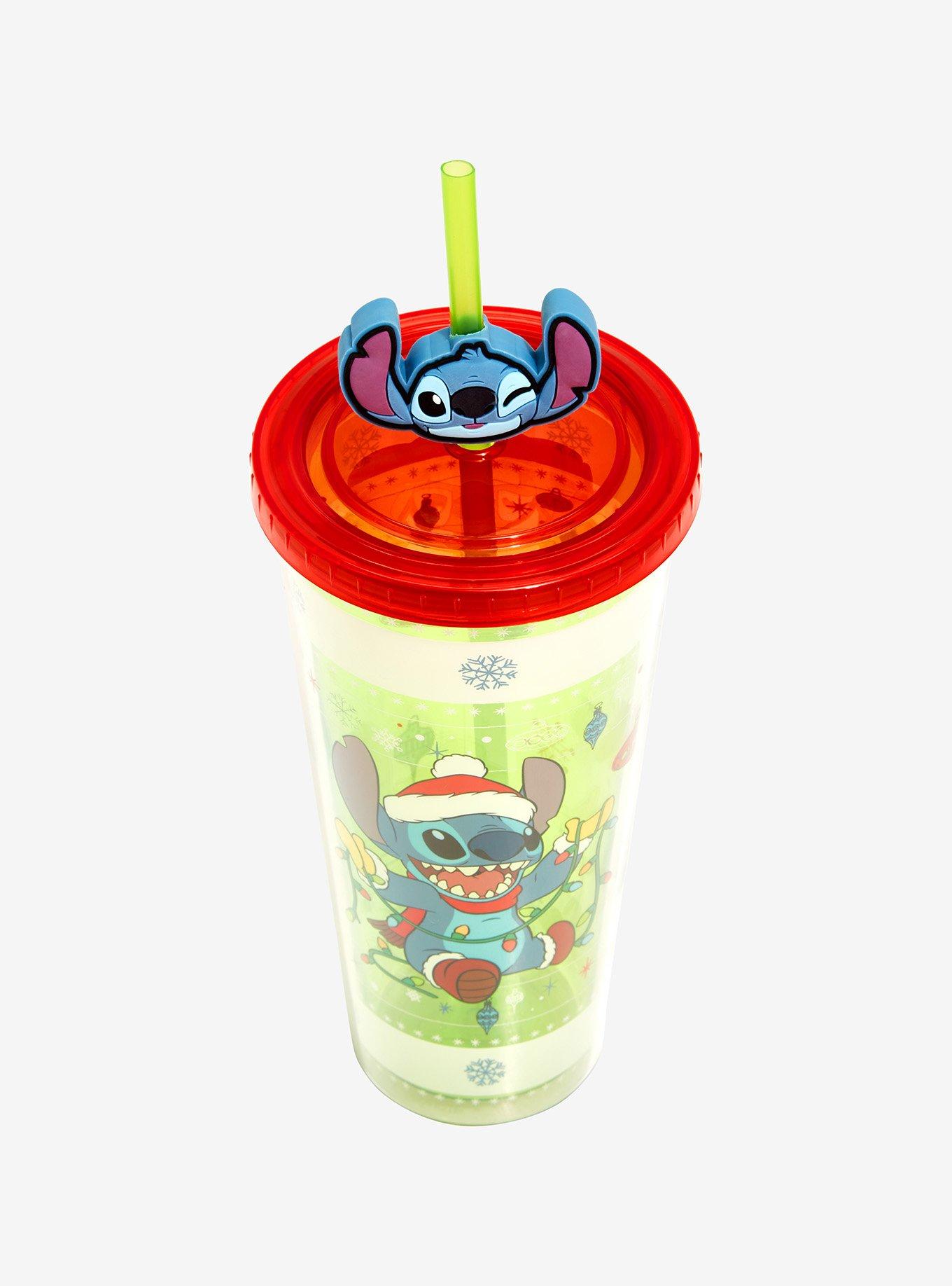 Disney Lilo & Stitch Holiday Sweater Acrylic Travel Cup, , alternate