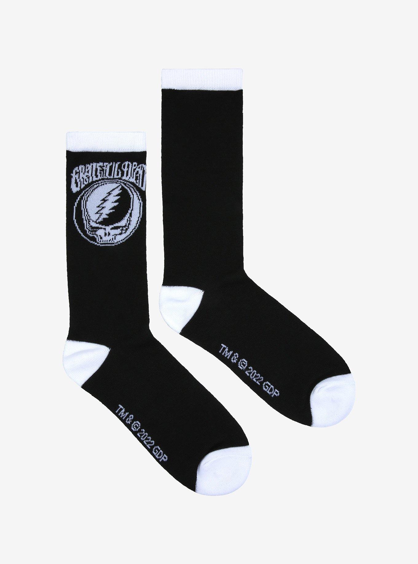 Grateful Dead Logo Crew Socks, , alternate
