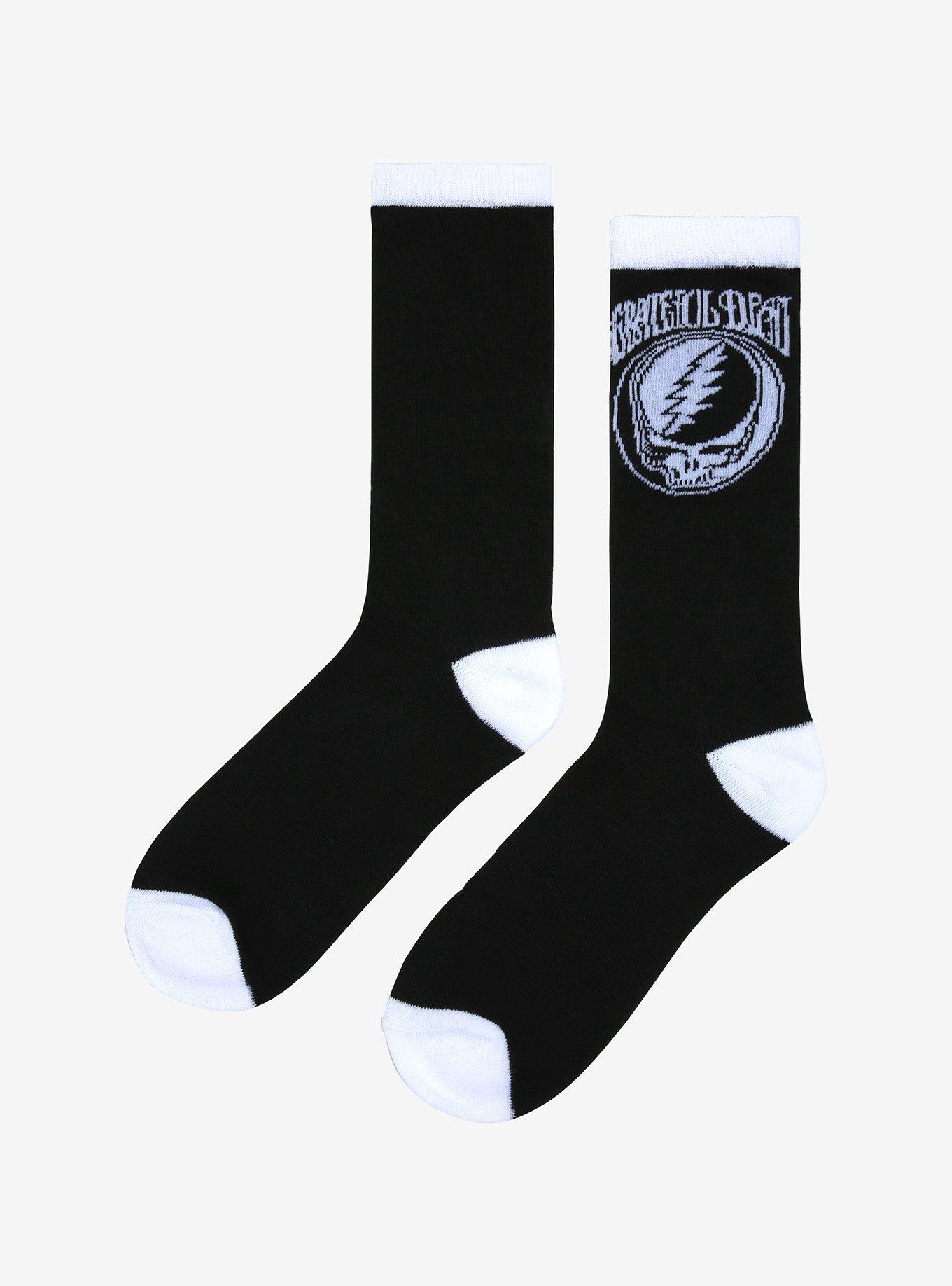 Grateful Dead Logo Crew Socks, , alternate