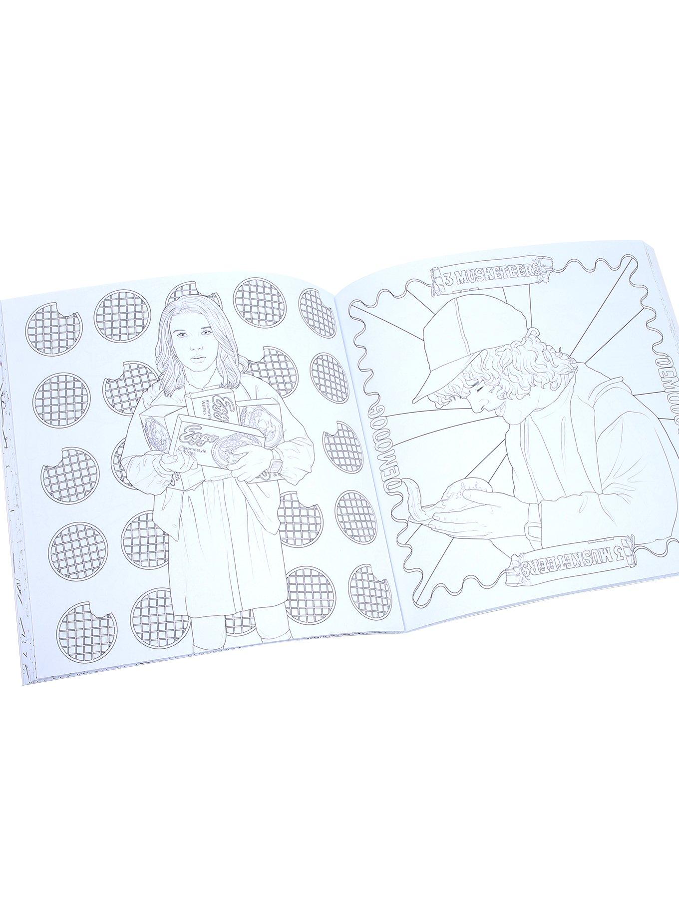 Stranger Things: The Official Coloring Book, , alternate
