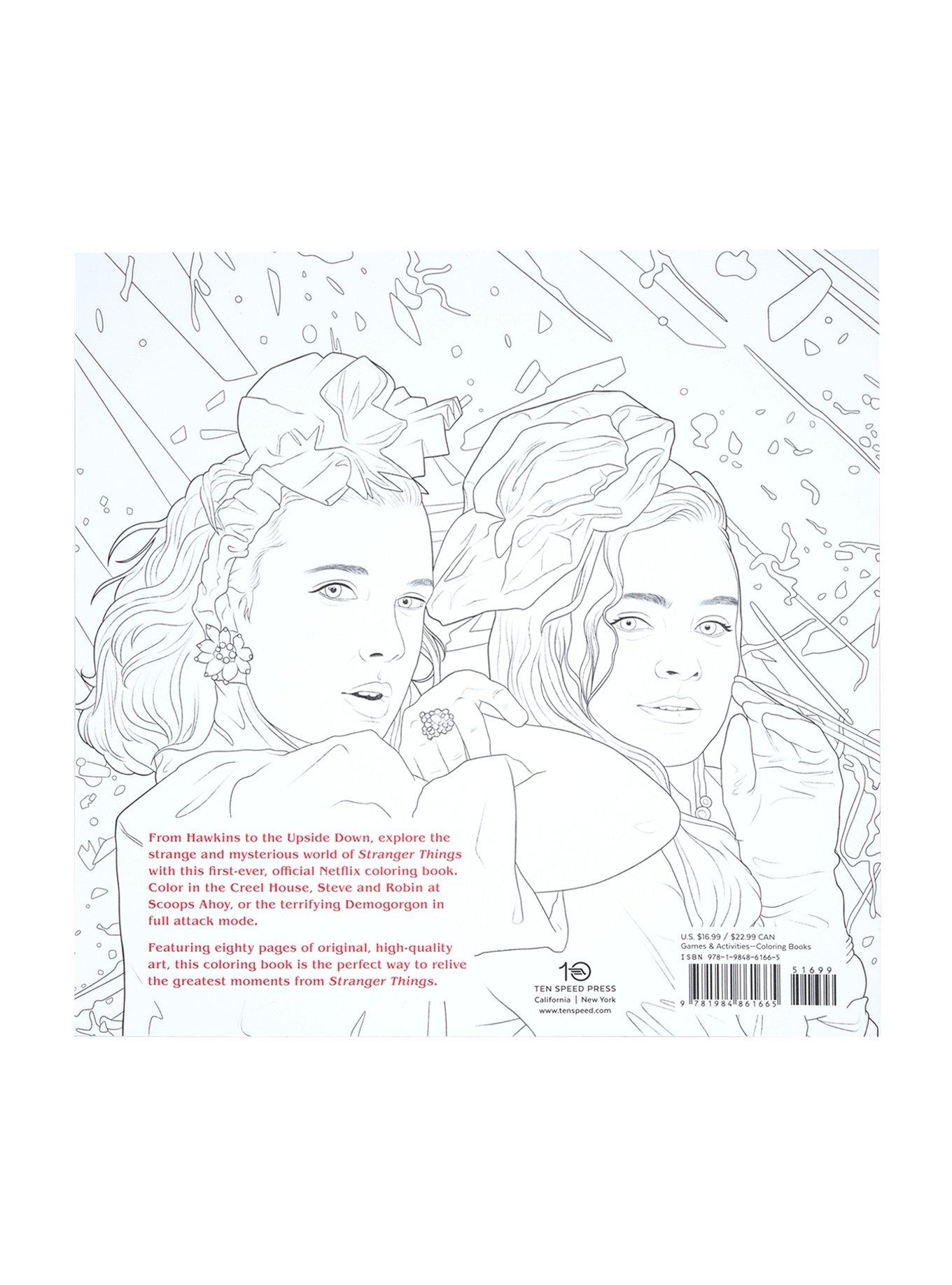 Stranger Things: The Official Coloring Book, , alternate