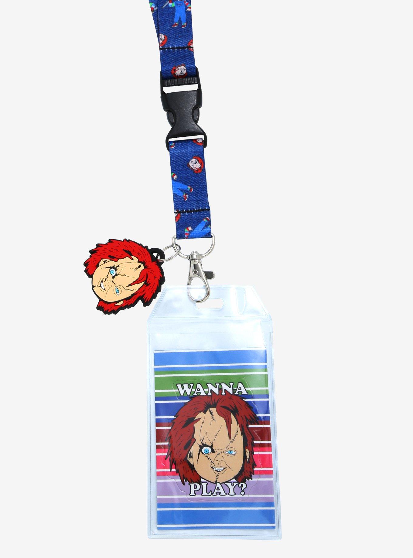 Child's Play Chucky Doll Head Good Guys Lanyard, , alternate