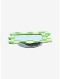 Green Checkered Wavy Mirror Phone Grip, , alternate