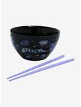 Kuromi Crystal Ball Ramen Bowl With Chopsticks, , alternate