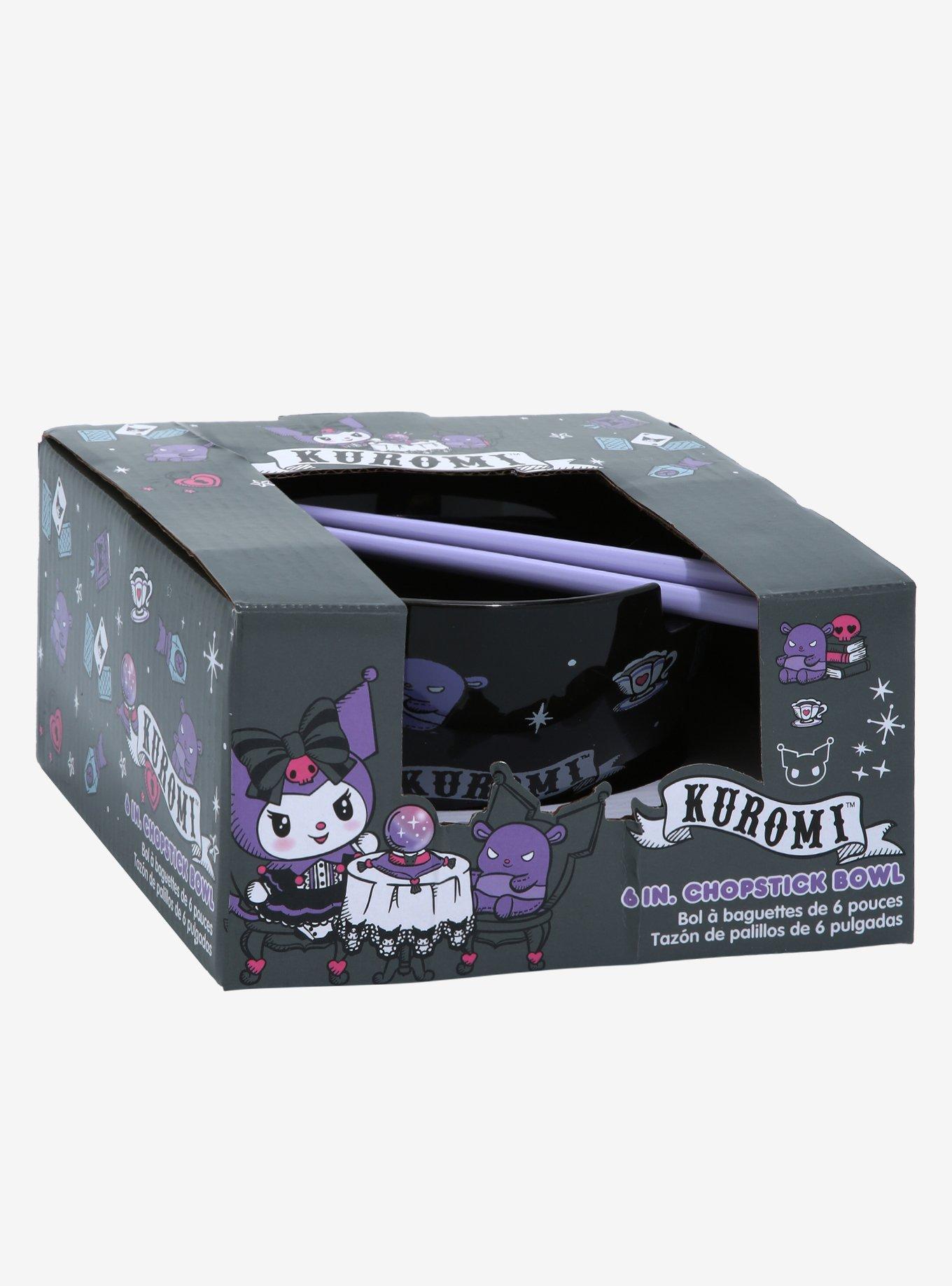 Kuromi Crystal Ball Ramen Bowl With Chopsticks, , alternate