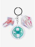 Marvel Spider-Man: Across the Spider-Verse Logo Keychain - BoxLunch Exclusive, , alternate