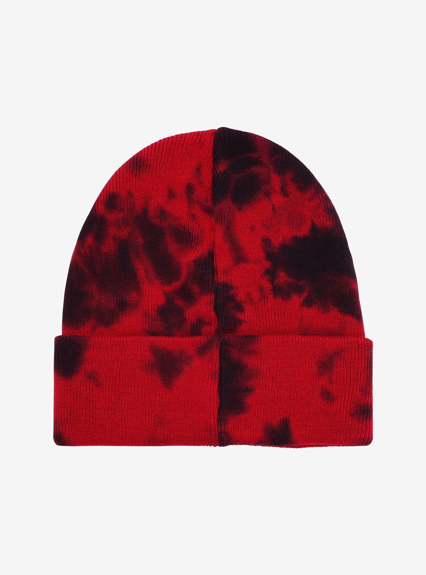 Marvel Spider-Man Chibi Spider-Man Tie-Dye Cuffed Beanie - BoxLunch Exclusive , , alternate