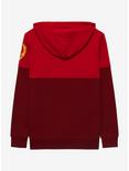Harry Potter Gryffindor Crest Panel Hoodie - BoxLunch Exclusive, RED, alternate
