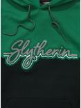 Harry Potter Slytherin Crest Panel Hoodie - BoxLunch Exclusive, GREEN, alternate