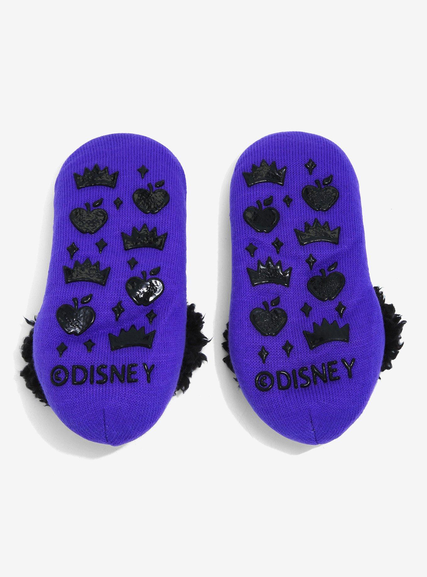 Disney Villains Evil Queen Portrait Slipper Socks - BoxLunch Exclusive, , alternate