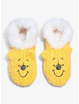 Disney Winnie the Pooh Figural Fleece Slipper Socks - BoxLunch Exclusive, , hi-res