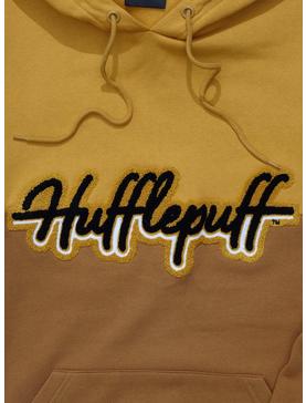 Harry Potter Hufflepuff Crest Panel Hoodie - BoxLunch Exclusive, , hi-res