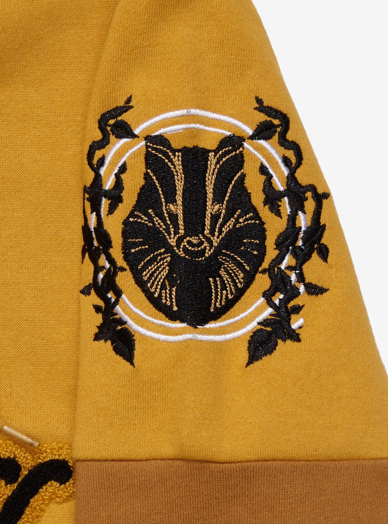 Harry Potter Hufflepuff Crest Panel Hoodie - BoxLunch Exclusive, MULTI, alternate
