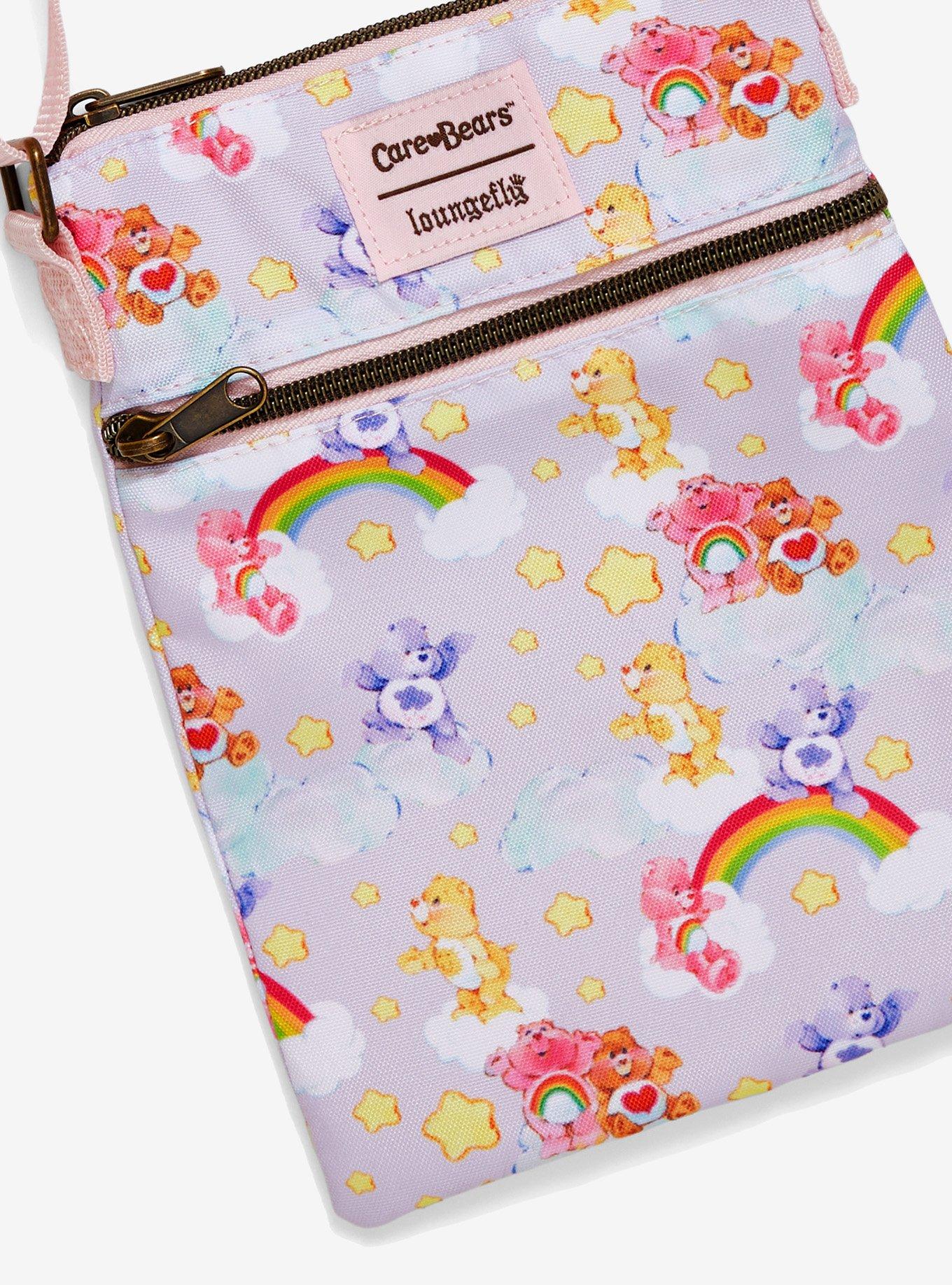 Loungefly Care Bears Rainbows & Clouds Passport Crossbody Bag, , alternate