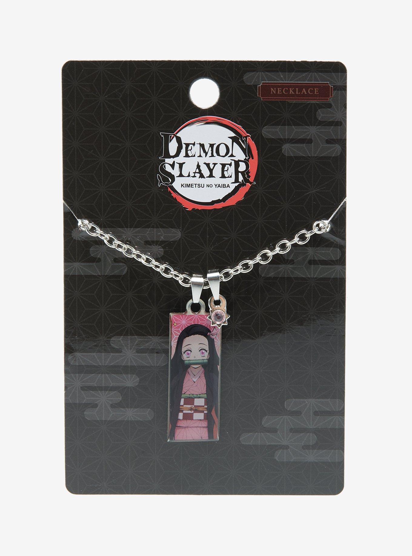 Demon Slayer: Kimetsu No Yaiba Nezuko Gem Tag Necklace, , alternate