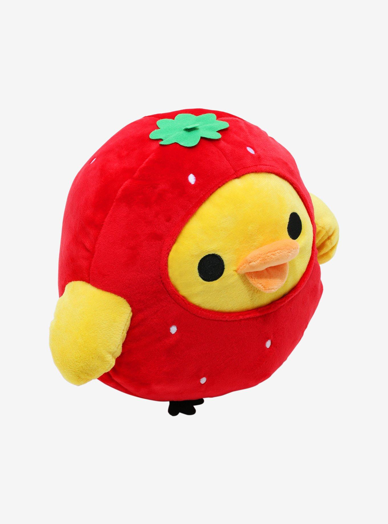 Rilakkuma Kiiroitori Strawberry Plush, , alternate