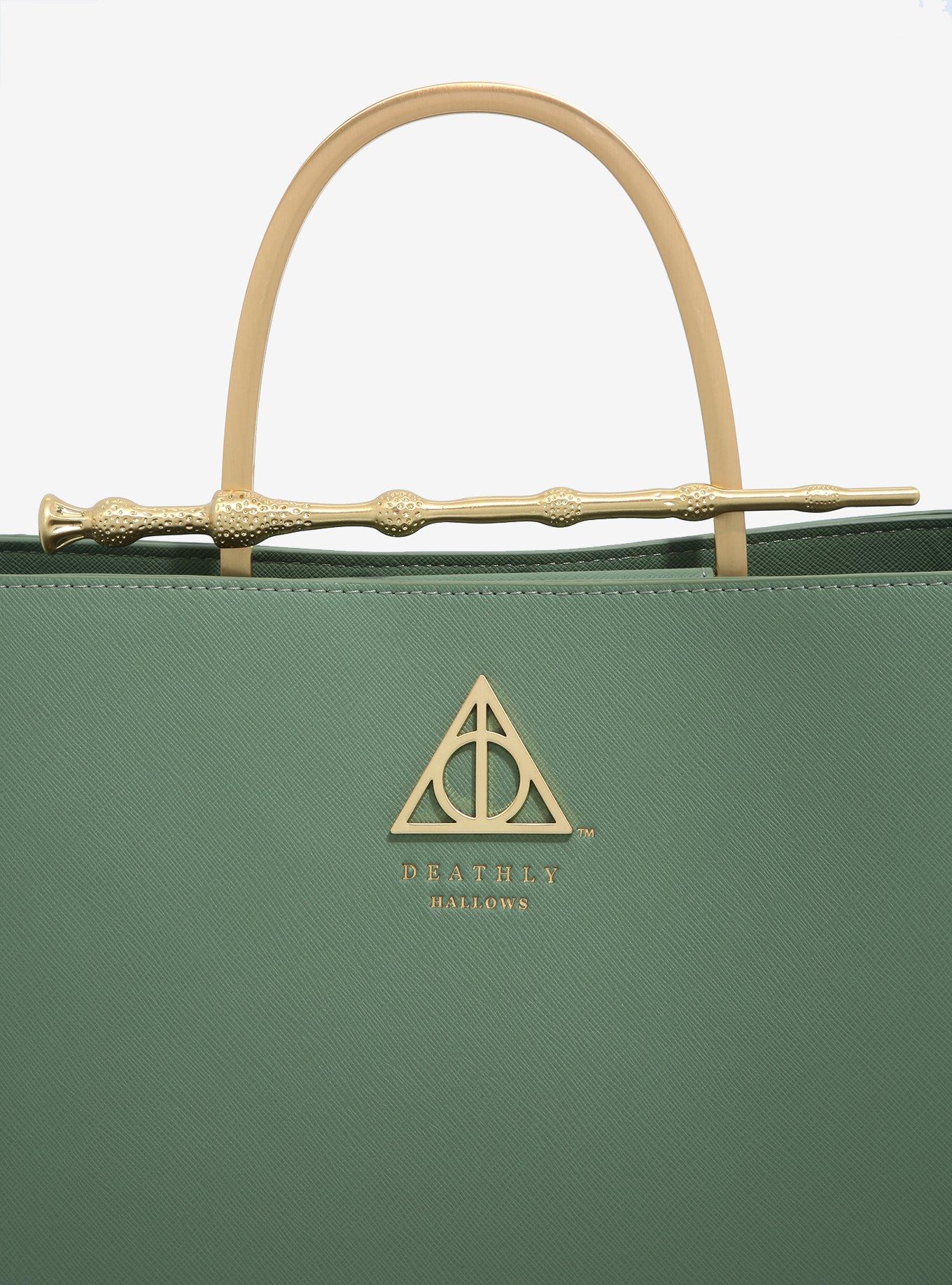 Loungefly Harry Potter Deathly Hallows Elder Wand Sage Handbag - BoxLunch Exclusive, , alternate