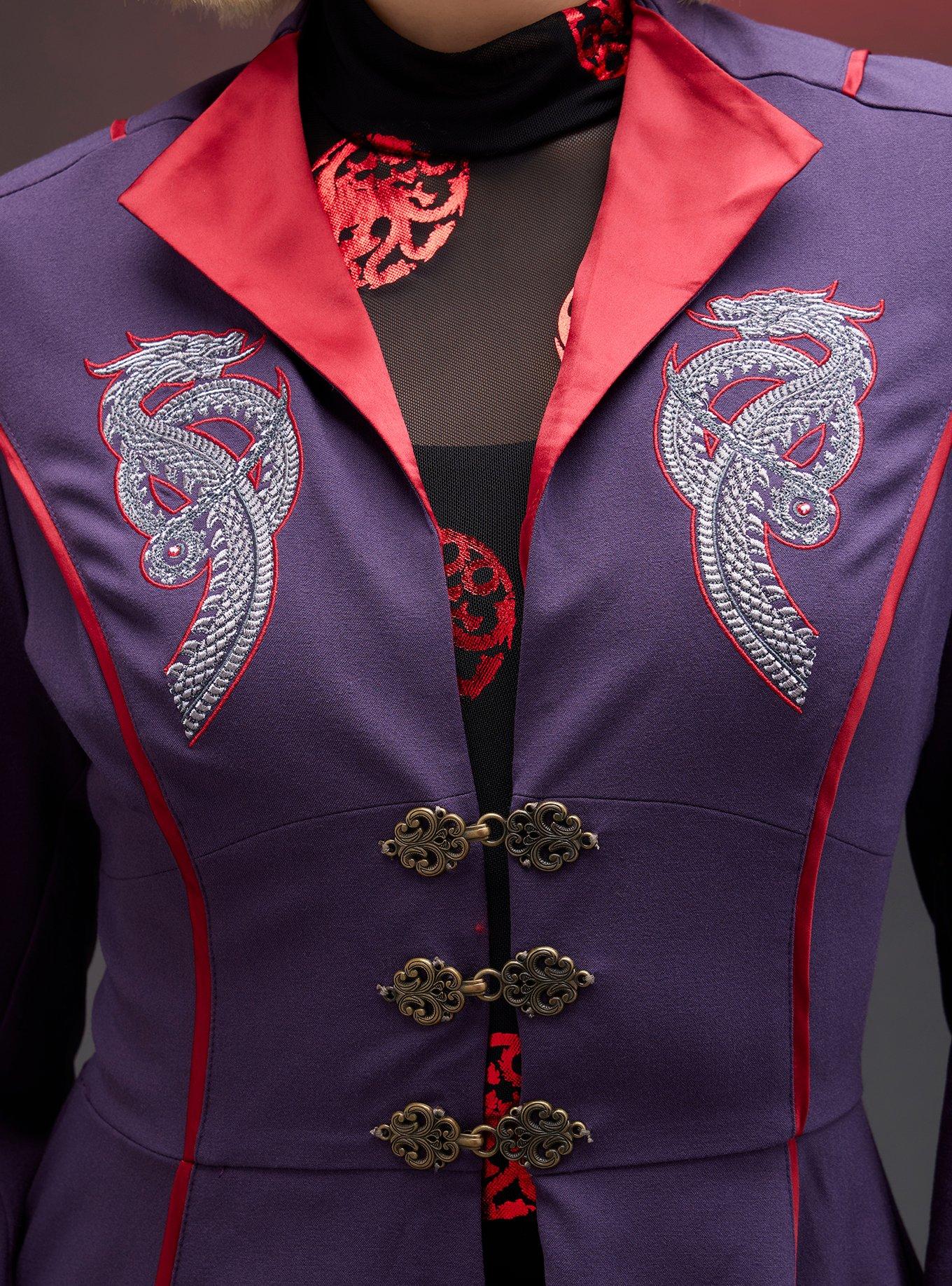 House Of The Dragon Rhaenyra Targaryen Cosplay Girls Waistcoat, MULTI, alternate