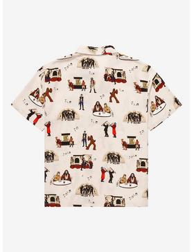 Plus Size Star Wars Mos Eisley Cantina Allover Print Woven Button Up - BoxLunch Exclusive, , hi-res