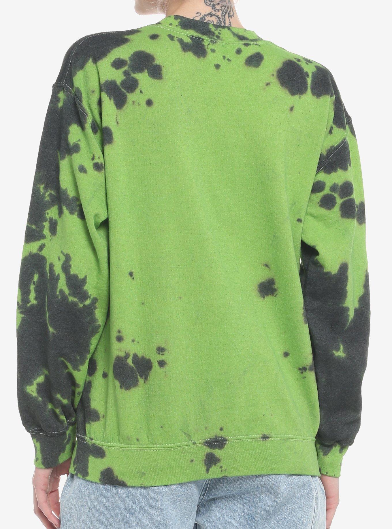 Invader Zim GIR Green Wash Girls Sweatshirt, MULTI, alternate