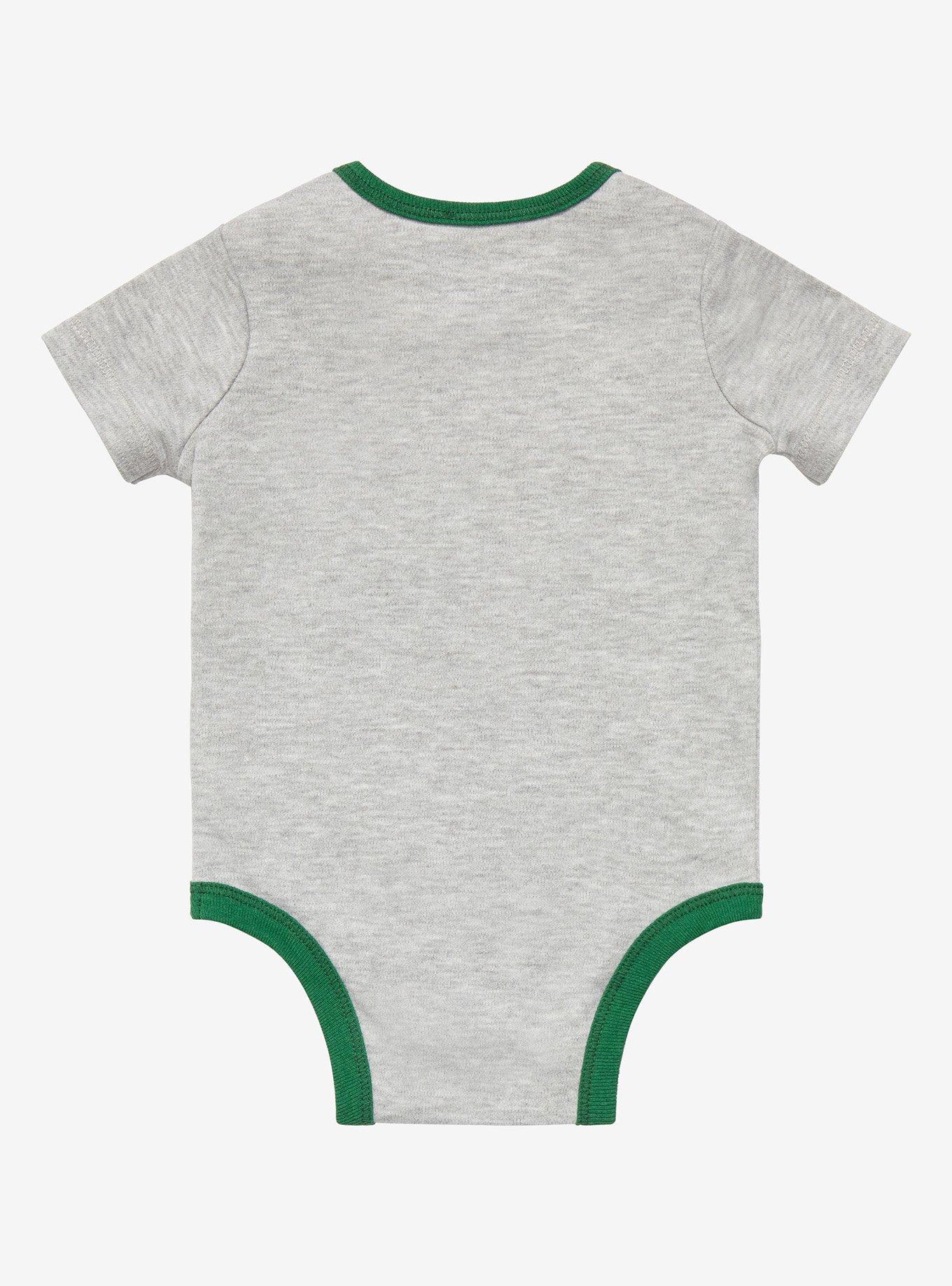 Harry Potter Slytherin Crest Infant One-Piece and Leggings Set - BoxLunch Exclusive , DARK GREEN, alternate