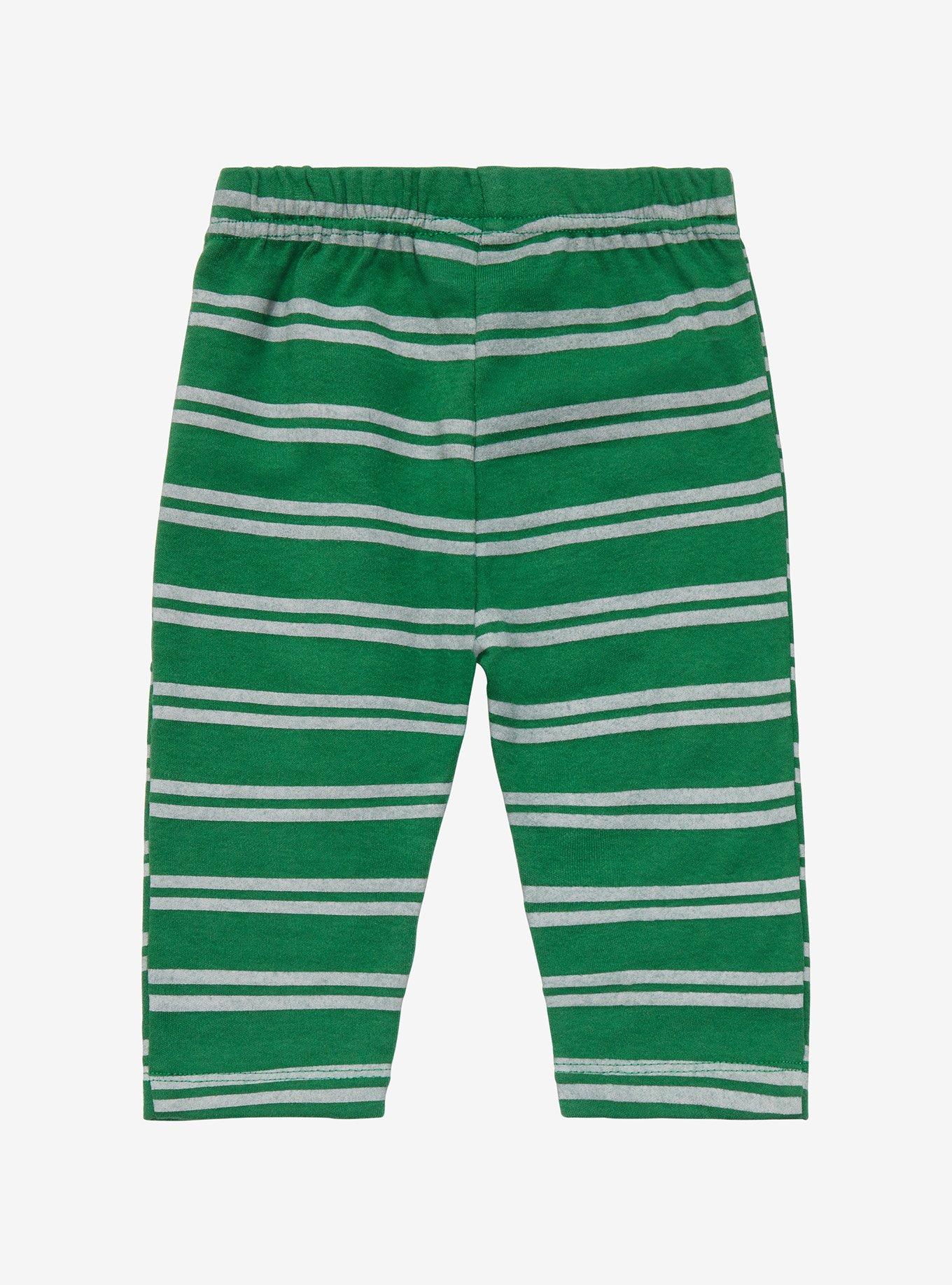 Harry Potter Slytherin Crest Infant One-Piece and Leggings Set - BoxLunch Exclusive , DARK GREEN, alternate