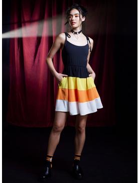 Candy Corn Tiered Dress, , hi-res