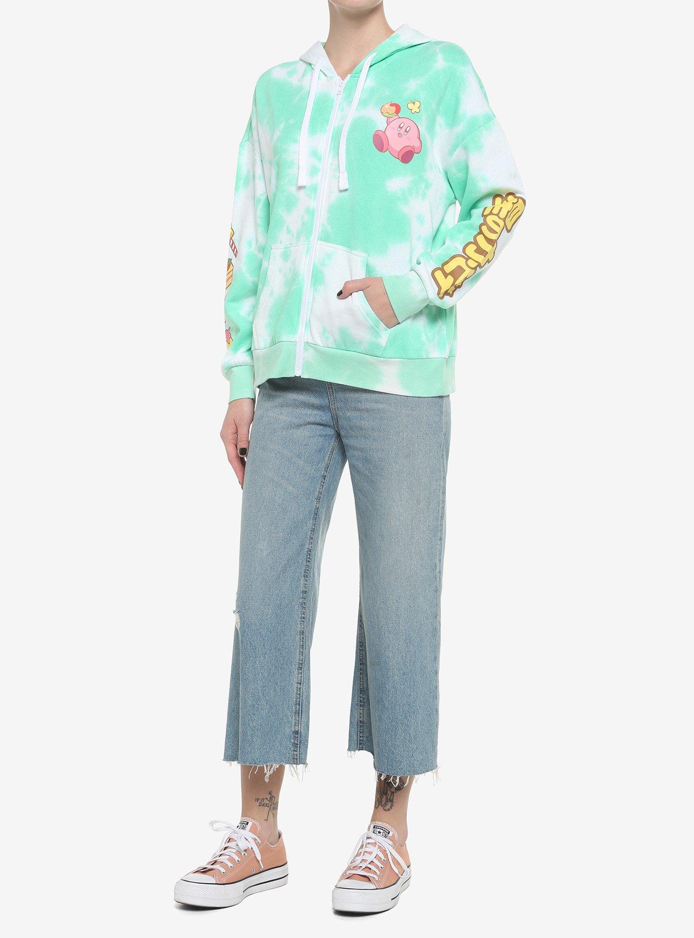 Kirby Picnic Tie-Dye Girls Hoodie, MULTI, alternate