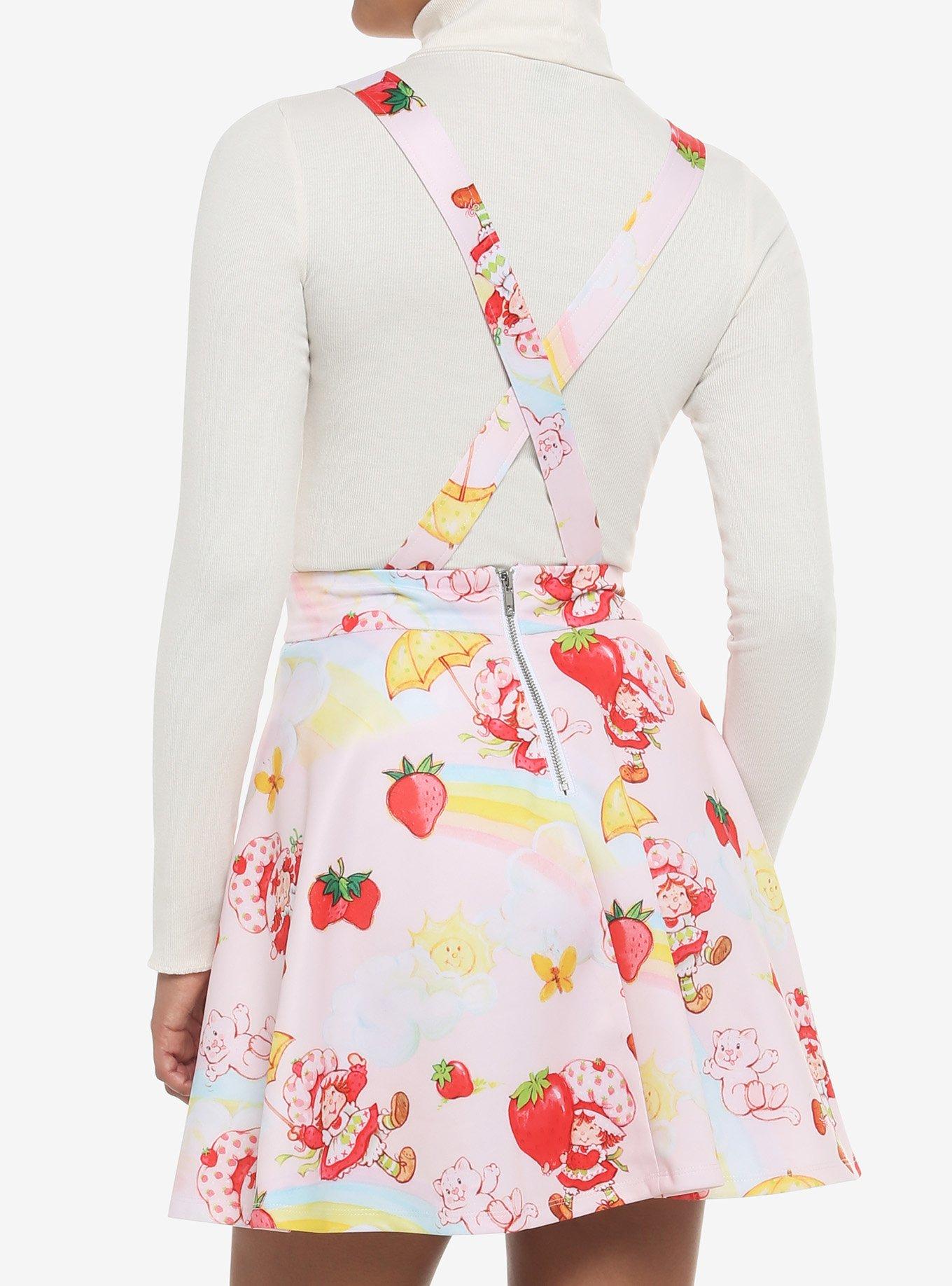 Strawberry Shortcake Suspender Skirt, MULTI, alternate