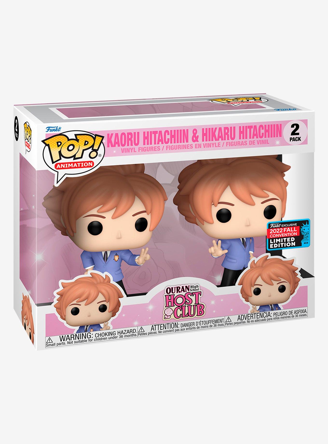 Funko Ouran High School Host Club Pop! Animation Kaoru Hitachiin & Hikaru Hitachiin Vinyl Figure Set 2022 Fall Convention Exclusive, , alternate