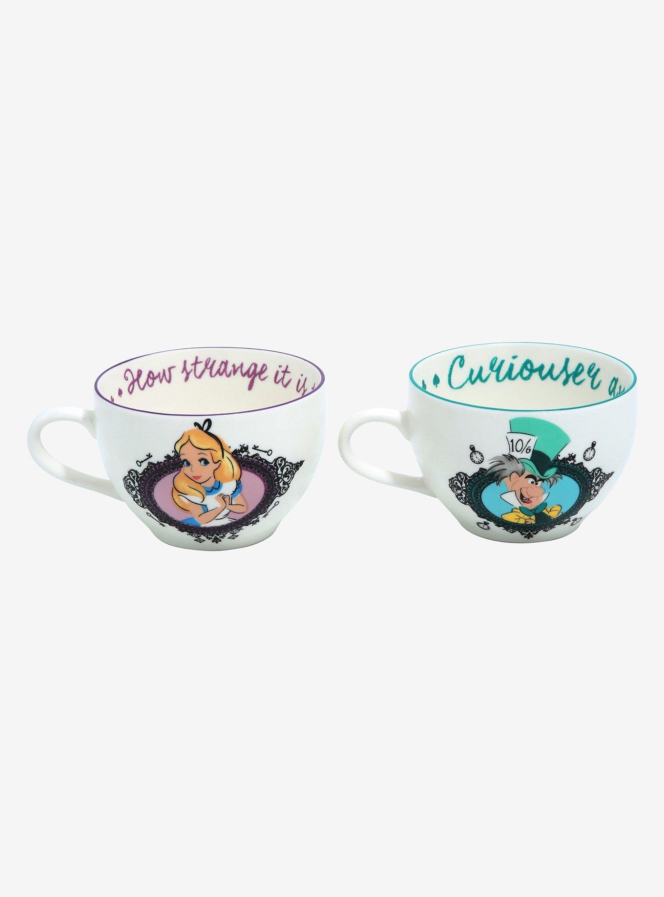 Disney Alice in Wonderland Alice & The Mad Hatter Teacup Set , , alternate