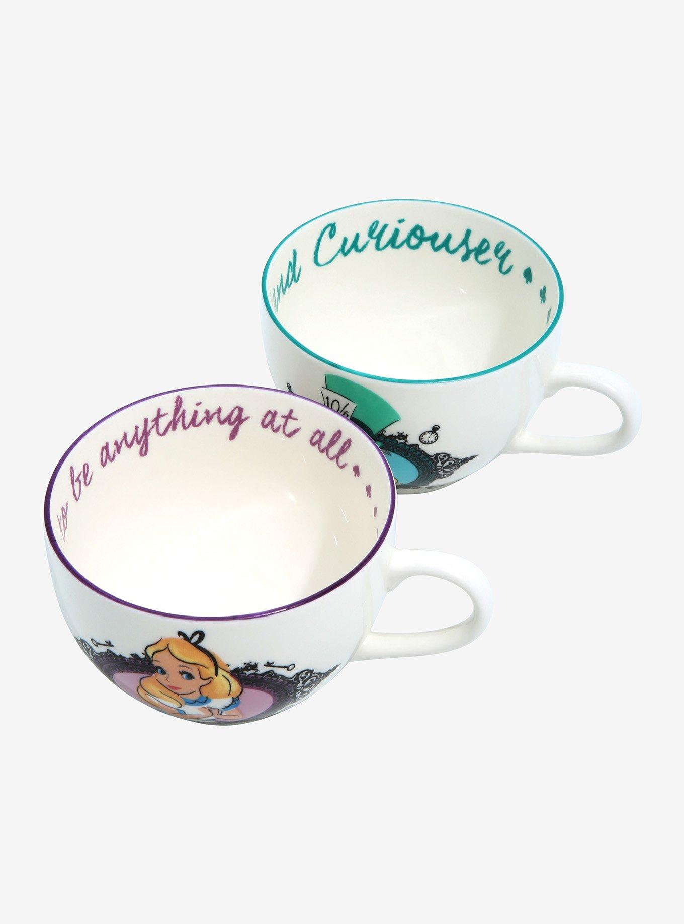 Disney Alice in Wonderland Alice & The Mad Hatter Teacup Set , , alternate