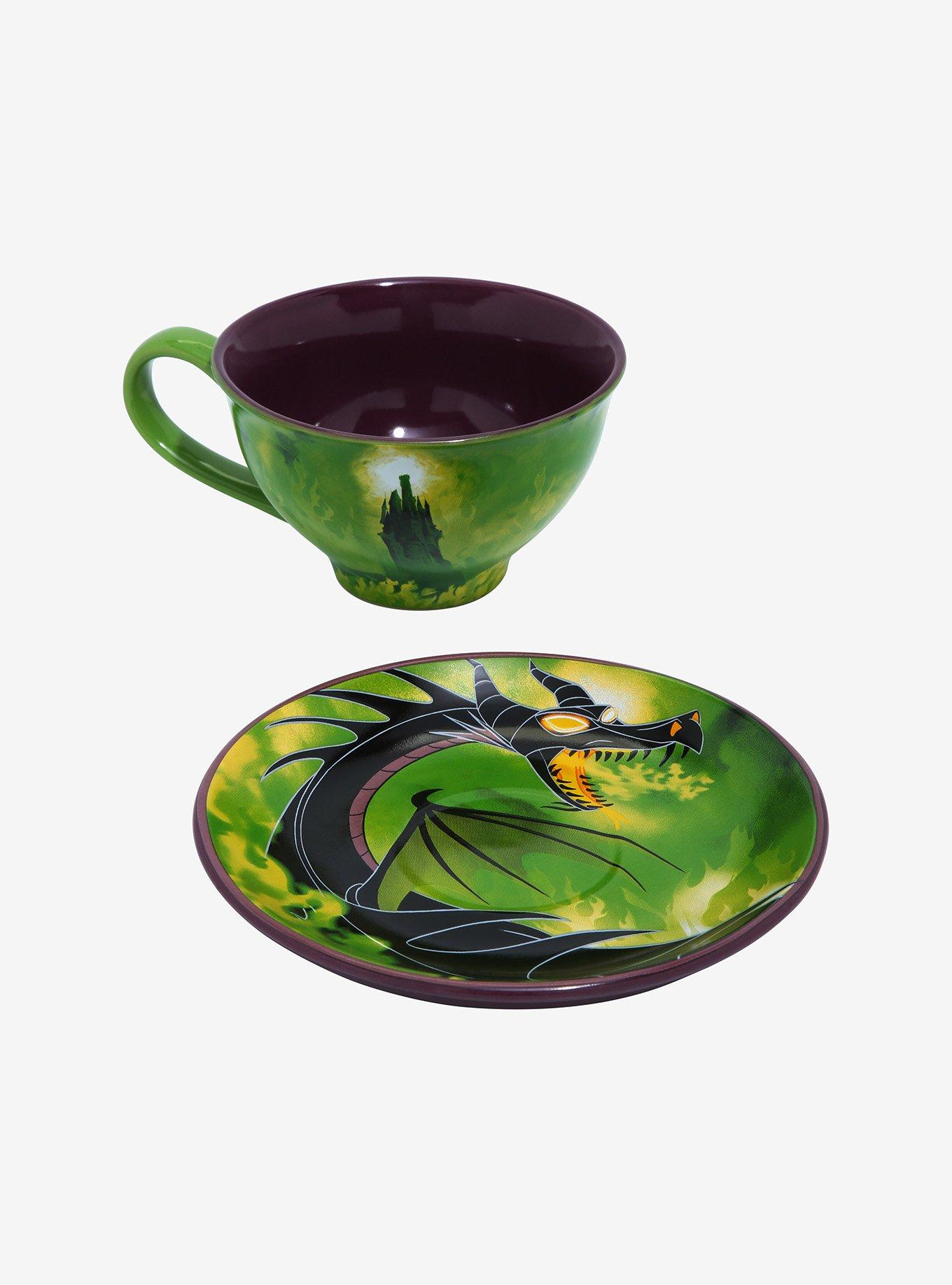 Disney Sleeping Beauty Maleficent Portrait Teacup & Saucer, , alternate