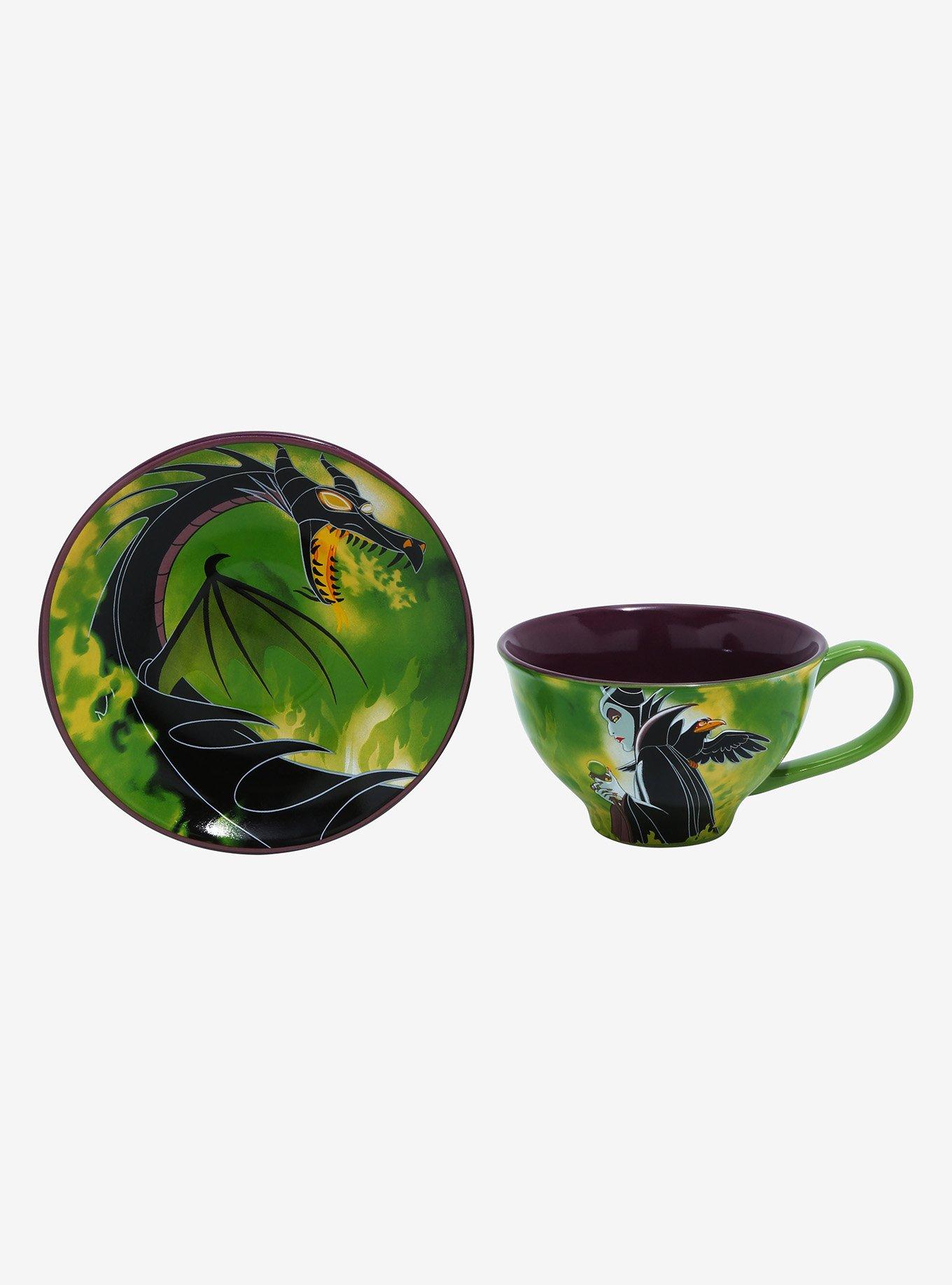 Disney Sleeping Beauty Maleficent Portrait Teacup & Saucer, , alternate